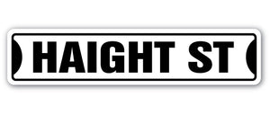 Haight Street Vinyl Decal Sticker