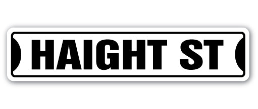 HAIGHT Street Sign