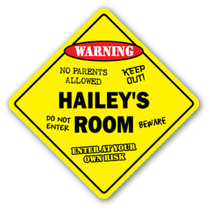 Hailey's Room Vinyl Decal Sticker