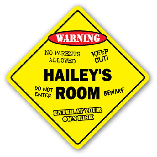 Hailey's Room Vinyl Decal Sticker