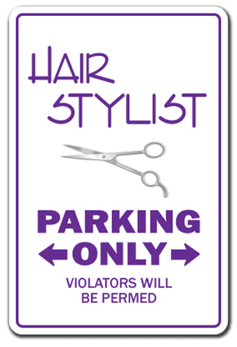 Hair Stylist Vinyl Decal Sticker