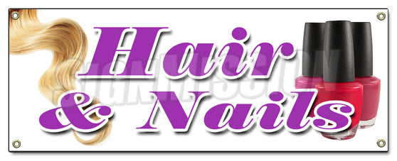 Hair & Nails Banner