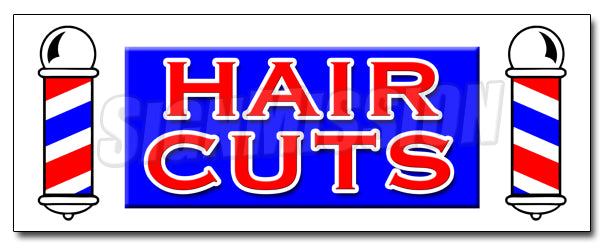 Hair Cuts Decal