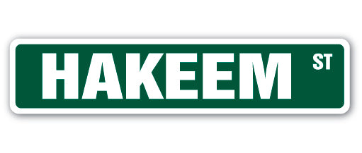 HAKEEM Street Sign