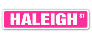 Haleigh Street Vinyl Decal Sticker