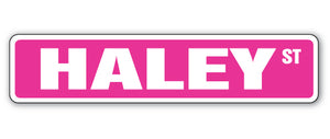 Haley Street Vinyl Decal Sticker