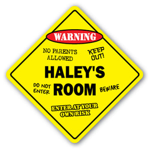 Haley's Room Vinyl Decal Sticker