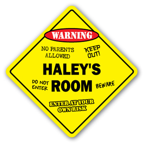 Haley's Room Vinyl Decal Sticker