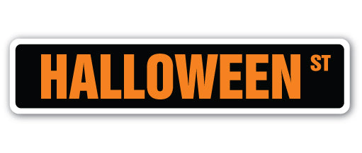 Halloween Street Vinyl Decal Sticker