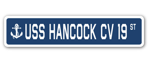 USS Hancock Cv 19 Street Vinyl Decal Sticker