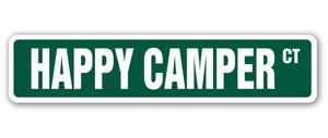 Happy Camper Street Vinyl Decal Sticker