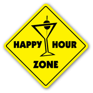 Happy Hour Zone Vinyl Decal Sticker