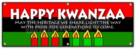 Happy Kwanza May The Her Banner