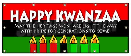 Happy Kwanza May The Her Banner