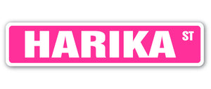 HARIKA Street Sign