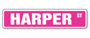 Harper Street Vinyl Decal Sticker