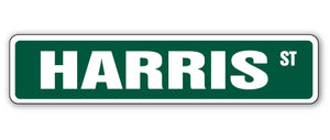 Harris Street Vinyl Decal Sticker