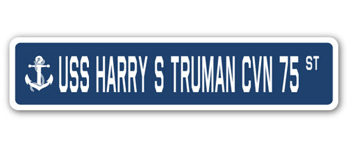 USS Harry S Truman Cvn 75 Street Vinyl Decal Sticker