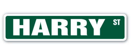 HARRY Street Sign