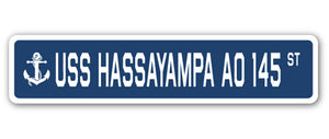 USS Hassayampa Ao 145 Street Vinyl Decal Sticker