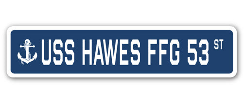 USS Hawes Ffg 53 Street Vinyl Decal Sticker