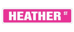 Heather Street Vinyl Decal Sticker