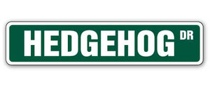 Hedgehog Street Vinyl Decal Sticker