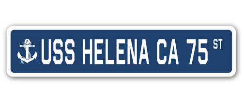 USS Helena Ca 75 Street Vinyl Decal Sticker