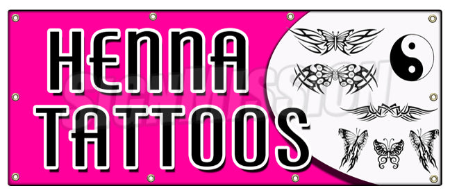 Henna Tattoos Banner