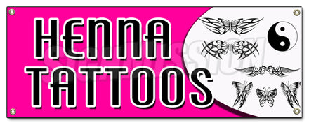 Henna Tattoos Banner