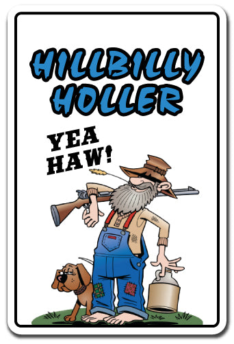 Hillbilly Holler Vinyl Decal Sticker