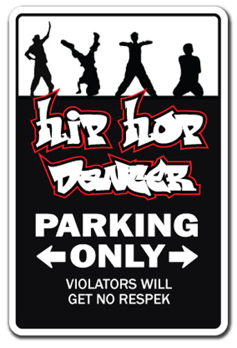 Hip Hop Dancers Vinyl Decal Sticker