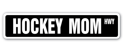 Hockey Mom Street Vinyl Decal Sticker