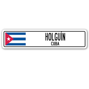 Holguen, Cuba Street Vinyl Decal Sticker