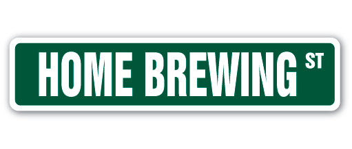 Home Brewing Street Vinyl Decal Sticker