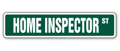 Home Inspector Street Vinyl Decal Sticker