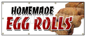 Homemade Egg Rolls Banner