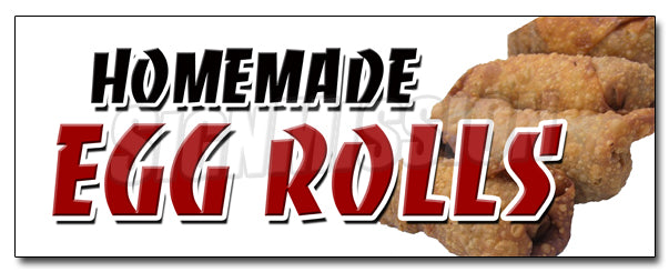 Homemade Egg Rolls Decal