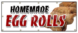 Homemade Egg Rolls Banner