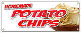 Homemade Potato Chips Banner