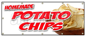 Homemade Potato Chips Banner