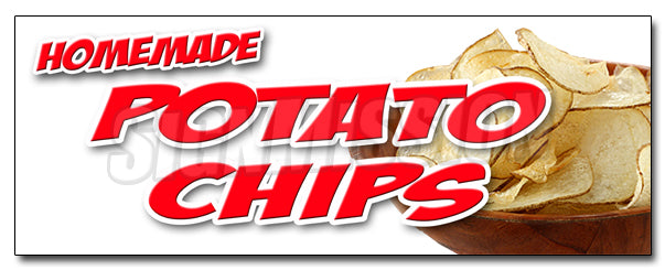 Homemade Potato Chips Decal