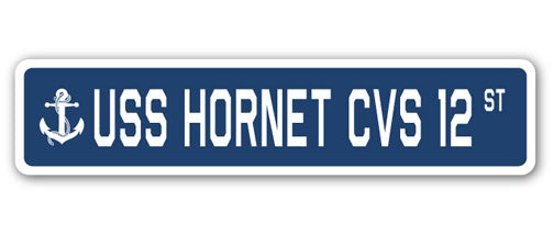 USS Hornet Cvs 12 Street Vinyl Decal Sticker