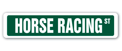 Horse Racing Street Vinyl Decal Sticker