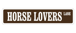 Horse Lover Street Vinyl Decal Sticker