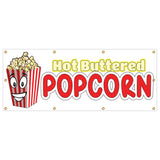 Hot Buttered Popcorn Banner