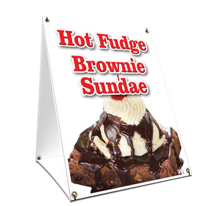 Hot Fudge Brownie Sundae