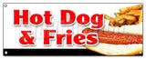 Hot Dogs & Fries Combo Banner