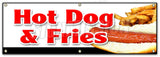 Hot Dogs & Fries Combo Banner