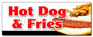 Hot Dogs & Fries Combo Decal
